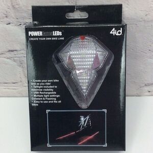 4id Power Lanez Leds Bike Safety Create Your Own Bike Lane Multiple Settings NIP